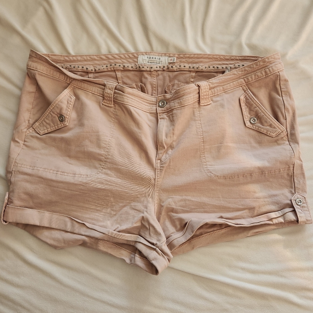 Torrid stretch chino shorts